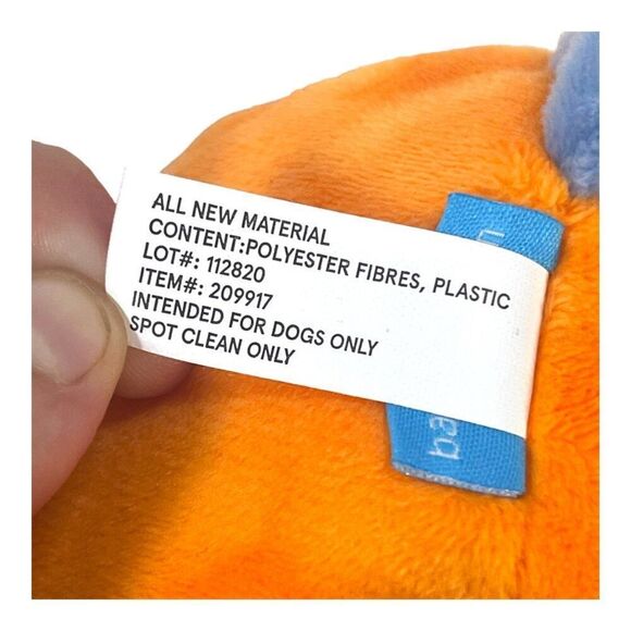 Barkbox Santiago Seal Dog Toy M/L 20+ lbs  Squeaker Crinkle Polyester Large - Picture 6 of 14